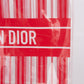 Bolsa Christian Dior Dioriviera Transparente com Listras Vermelhas