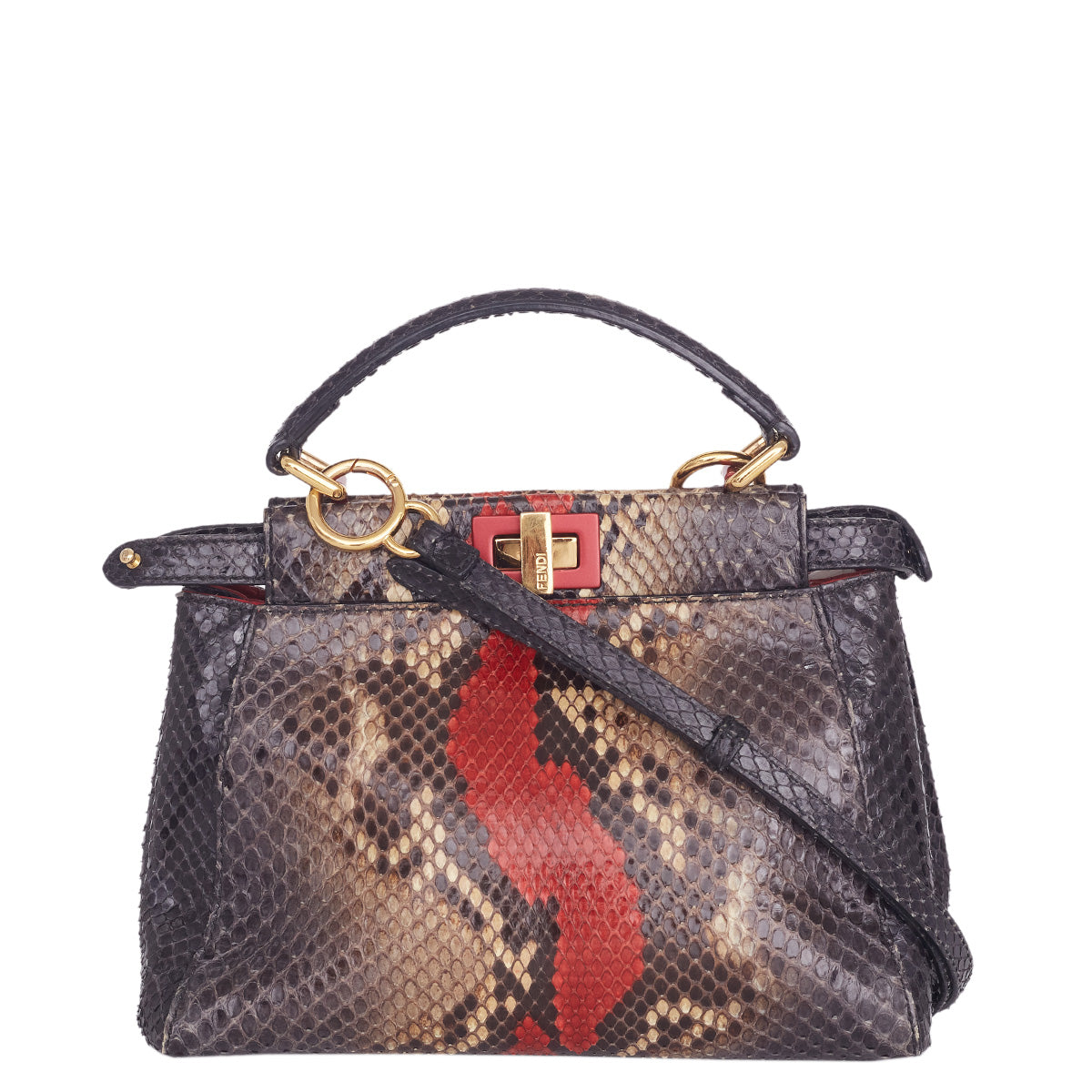 Bolsa Fendi Peekaboo Python – Peguei Bode