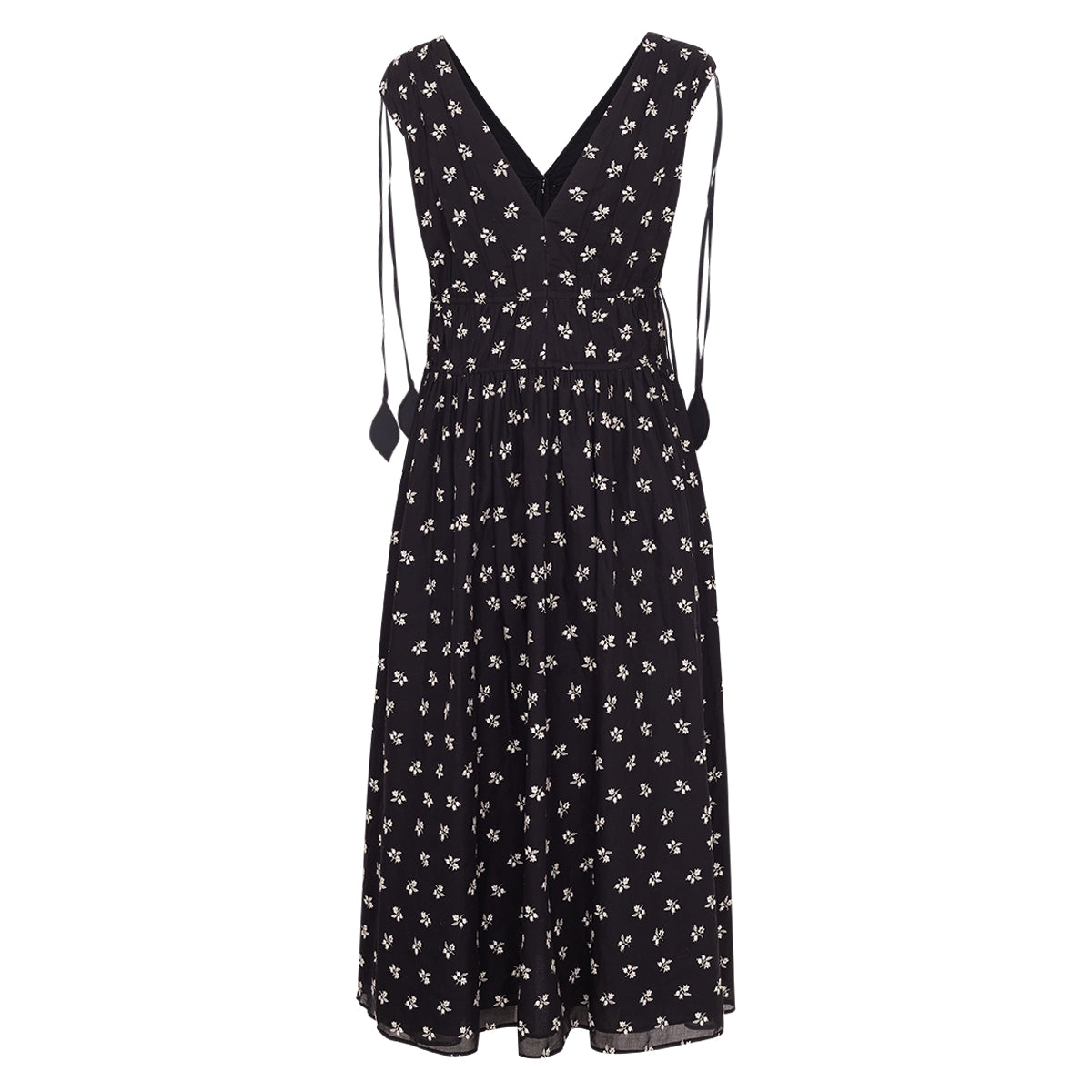 Vestido Tory Burch Preto Bordado Tam. 38 Br