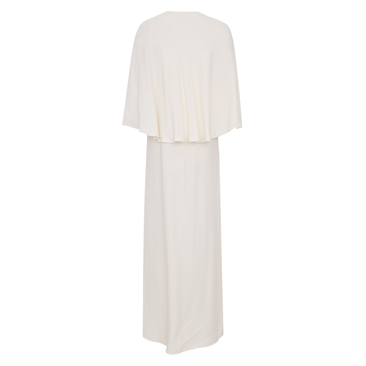 Vestido Valentino Off White com Babados Tam. 38 Br
