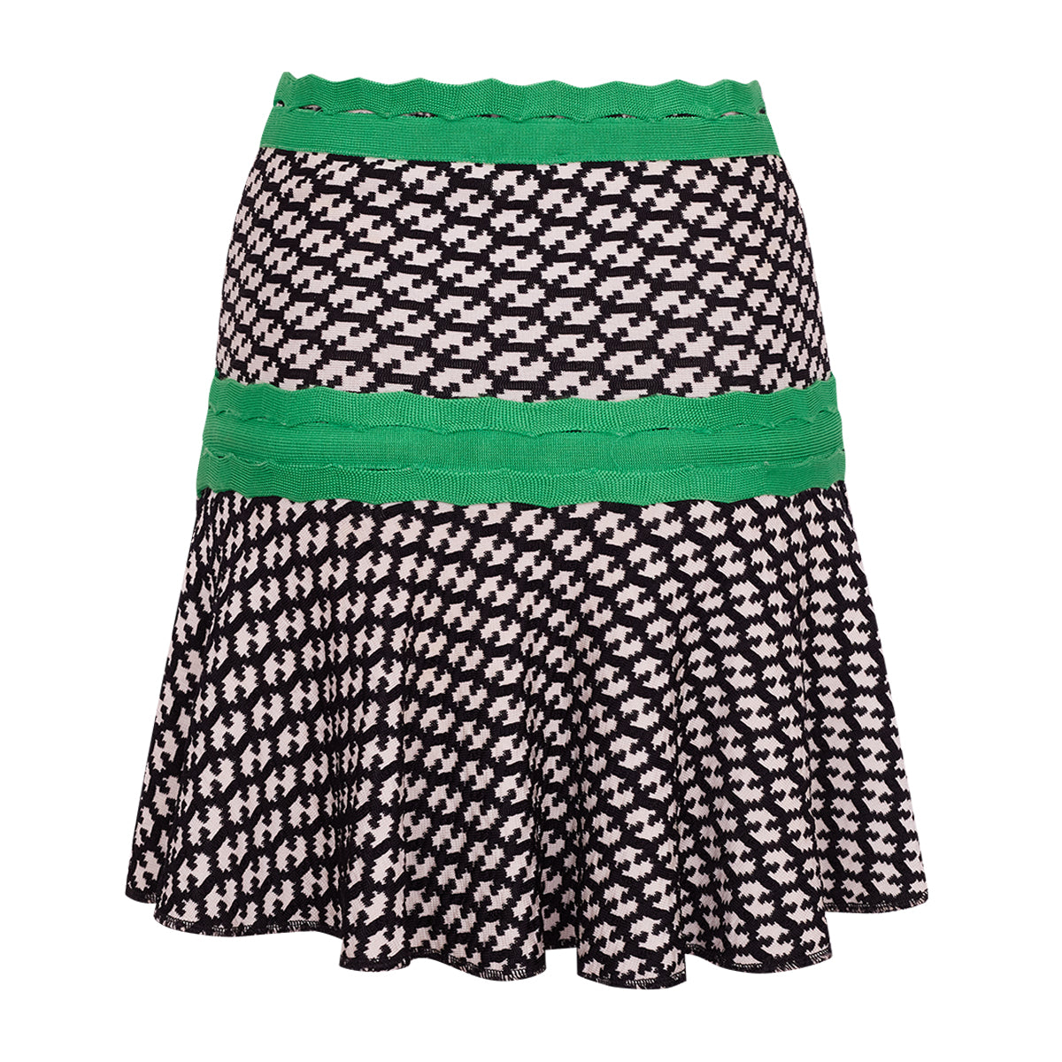 Saia Lolitta Preta e Branca Tam. M Br