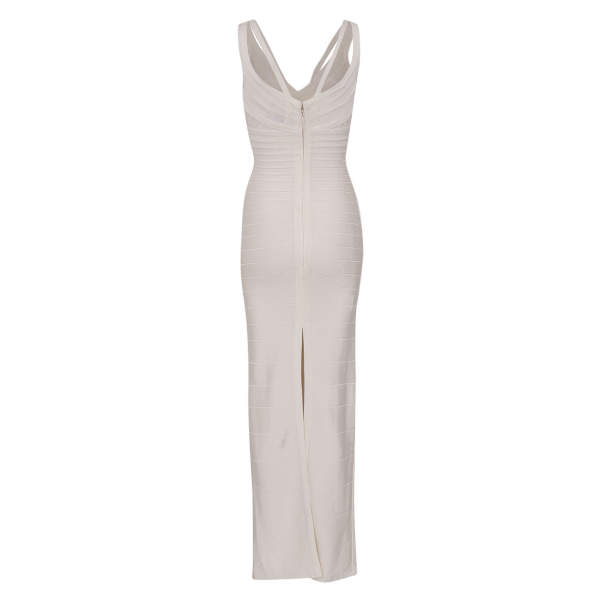 Vestido Herve Leger Branco Longo Tam. 34 BR