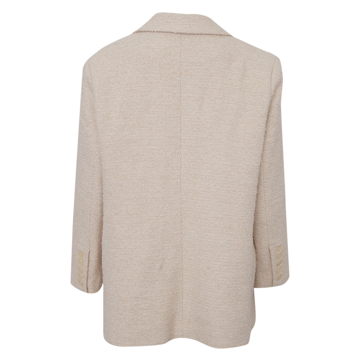 Blazer Nk Lã Bege Tam. 42 BR