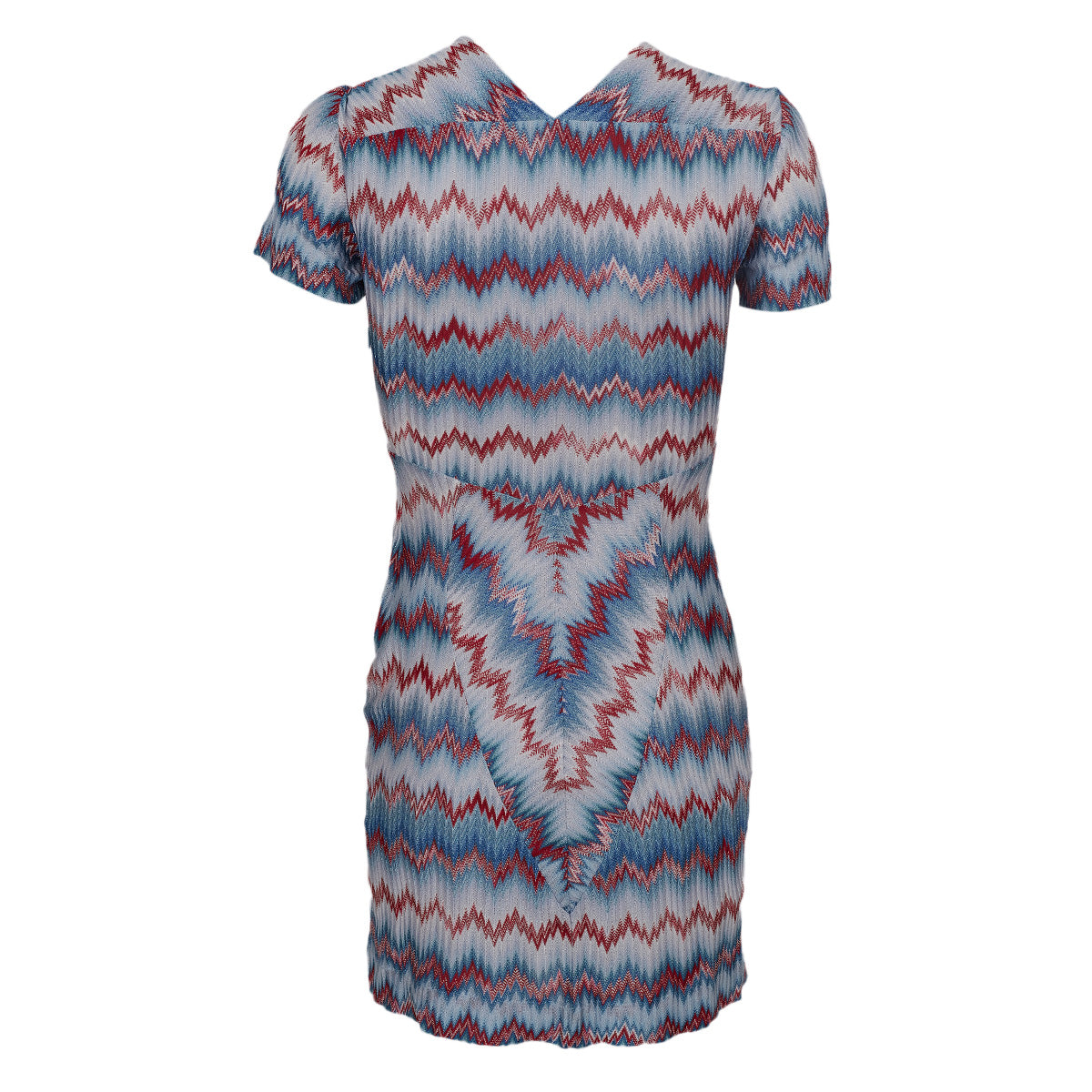 Vestido Missoni Azul e Vermelho Tam. 36 Br