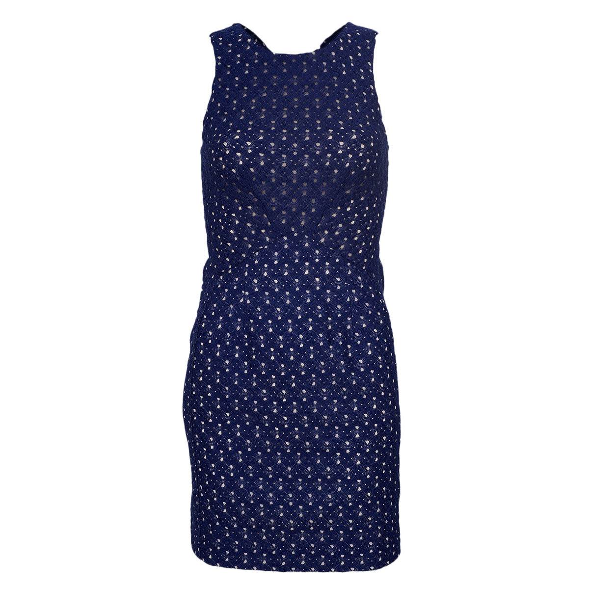 Vestido Missoni Azul com Branco Tam. 34 Br