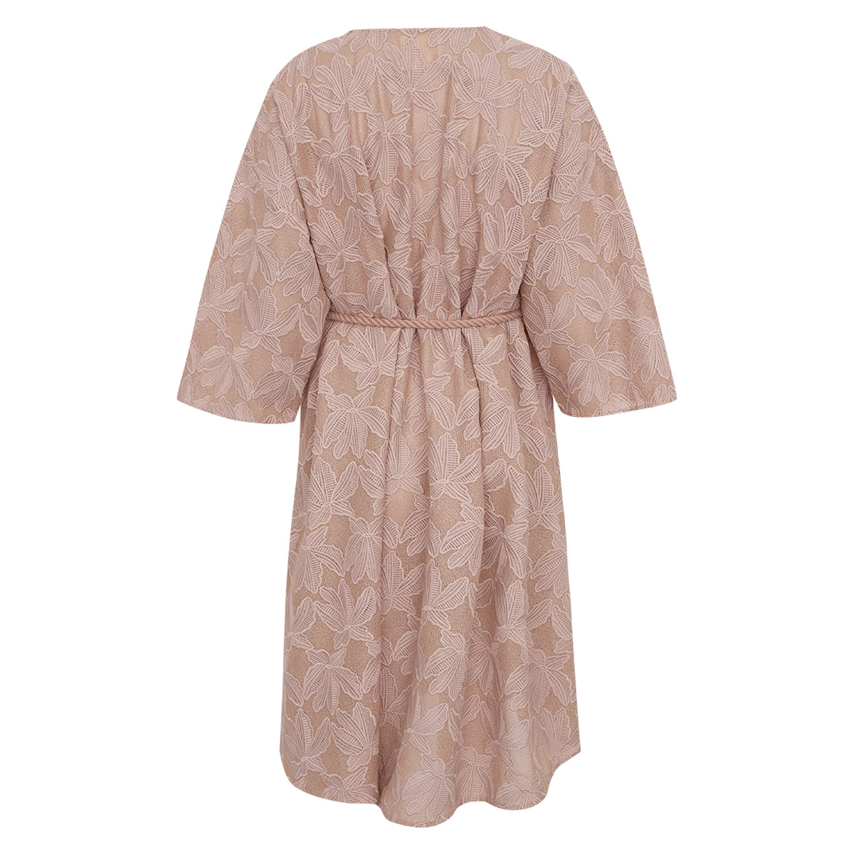 Vestido Paula Raia Bordado com Cinto Tam. 38 BR