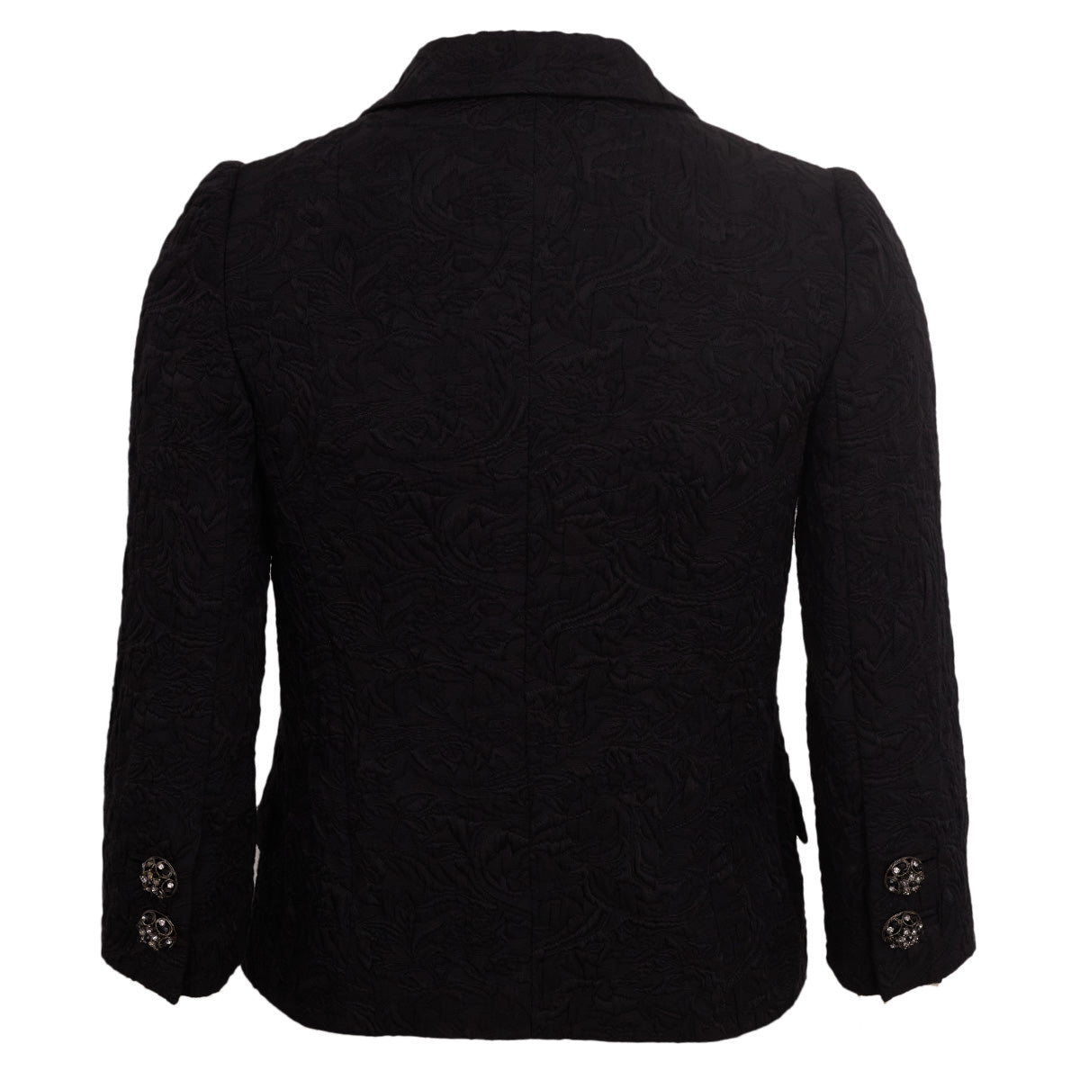 Casaco Dolce & Gabbana Texturizado Preto Tam. 34 Br