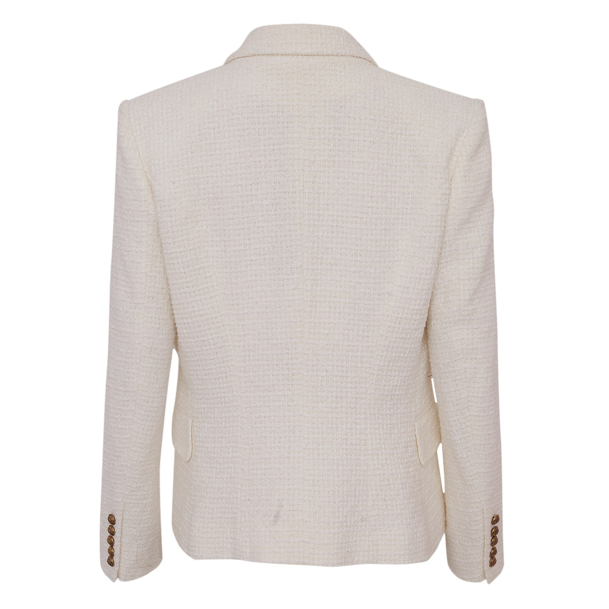 Blazer Balmain Tweed Off-White Tam. 46