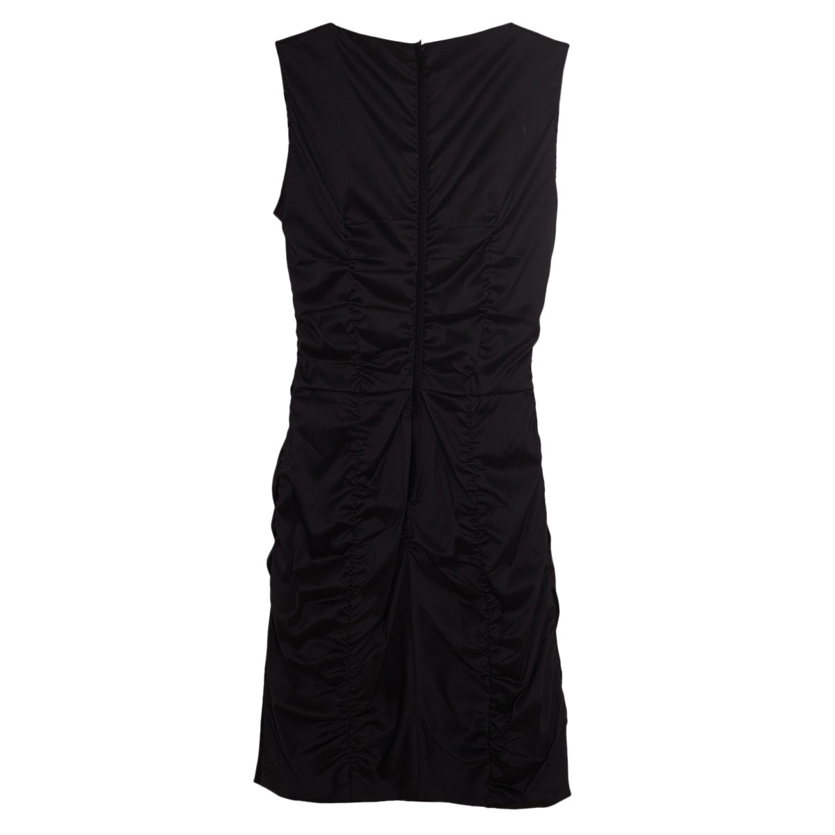 Vestido Dolce & Gabbana Preto Franzido Tam. 34 Br