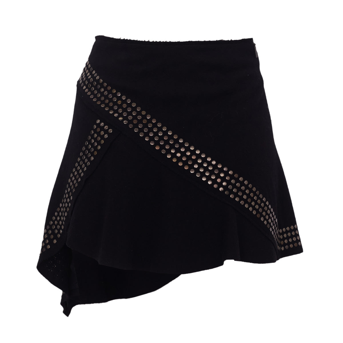 Mini Saia Roberto Cavalli Preta com Taxas Tam. 38 BR