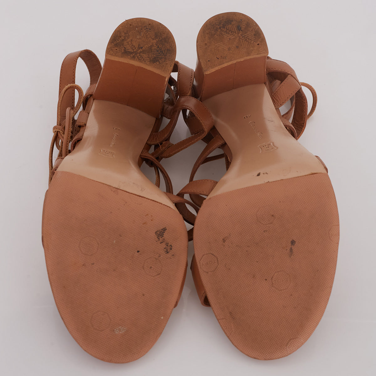 Sandália Gianvito Rossi Tiras Camarelo Tam. 38 Br