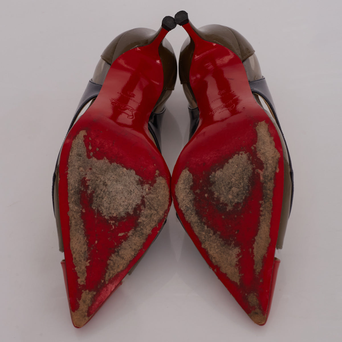 Scarpin Christian Louboutin Colorido Vazado Tam. 37 Br