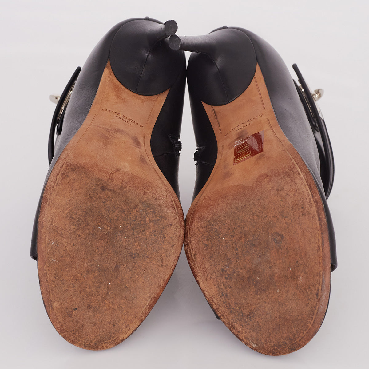 Ankle Boot Givenchy Couro Preta Tam. 38 Br