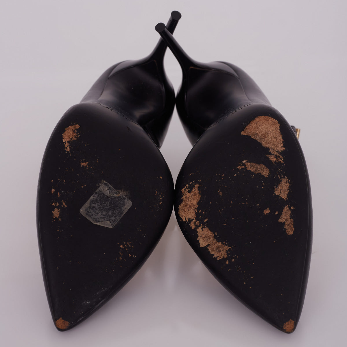 Scarpin Jimmy Choo Preto c/ Detalhe Transparente Tam. 35,5 Br