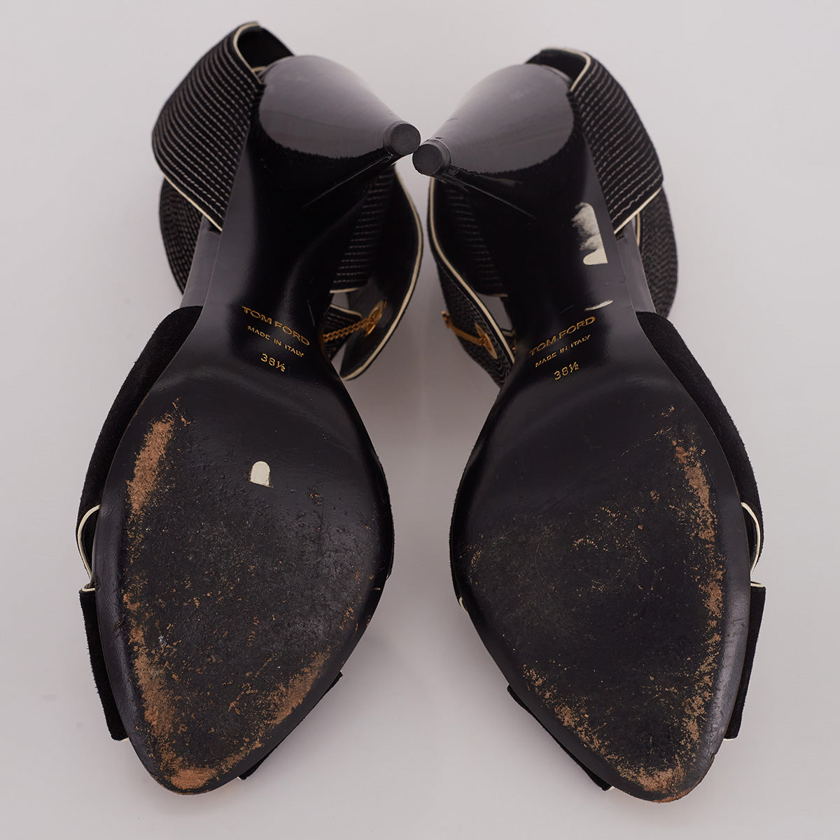 Sandália Tom Ford Preta Tam. 36,5 Br