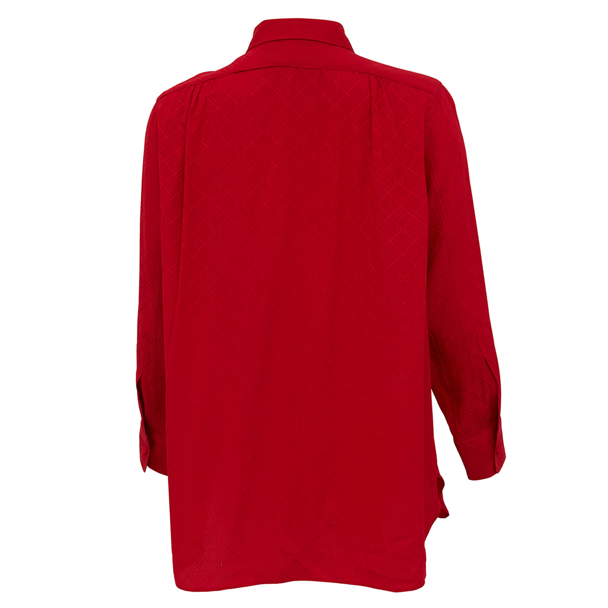 Camisa Gucci monograma GG em vermelho TAM. 46 BR