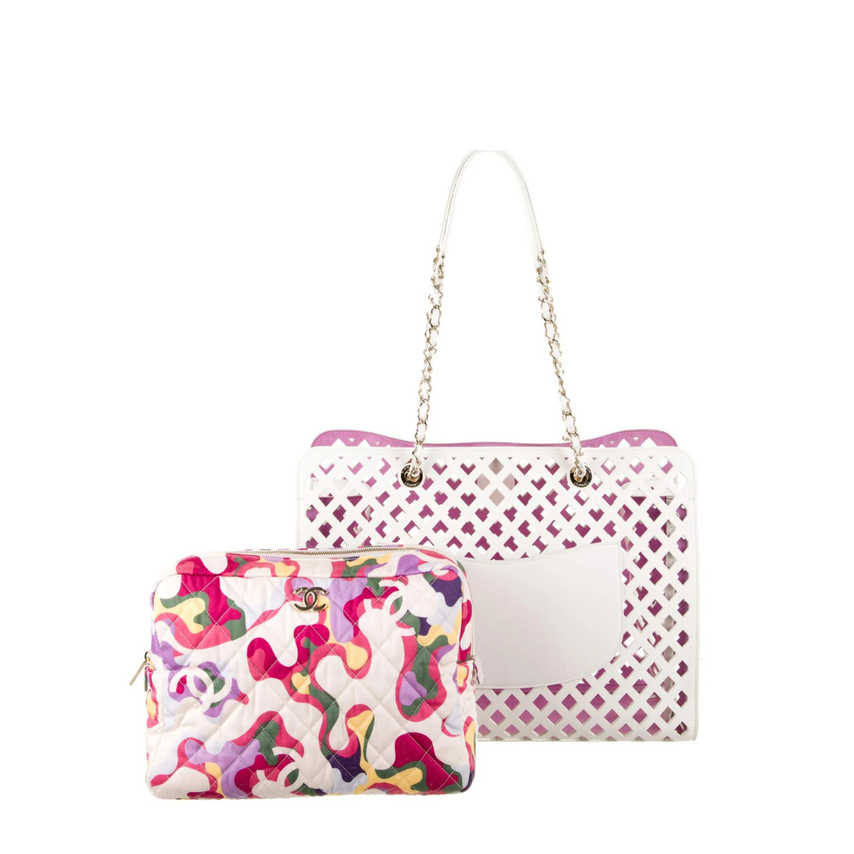 Bolsa Chanel See Through Shopping