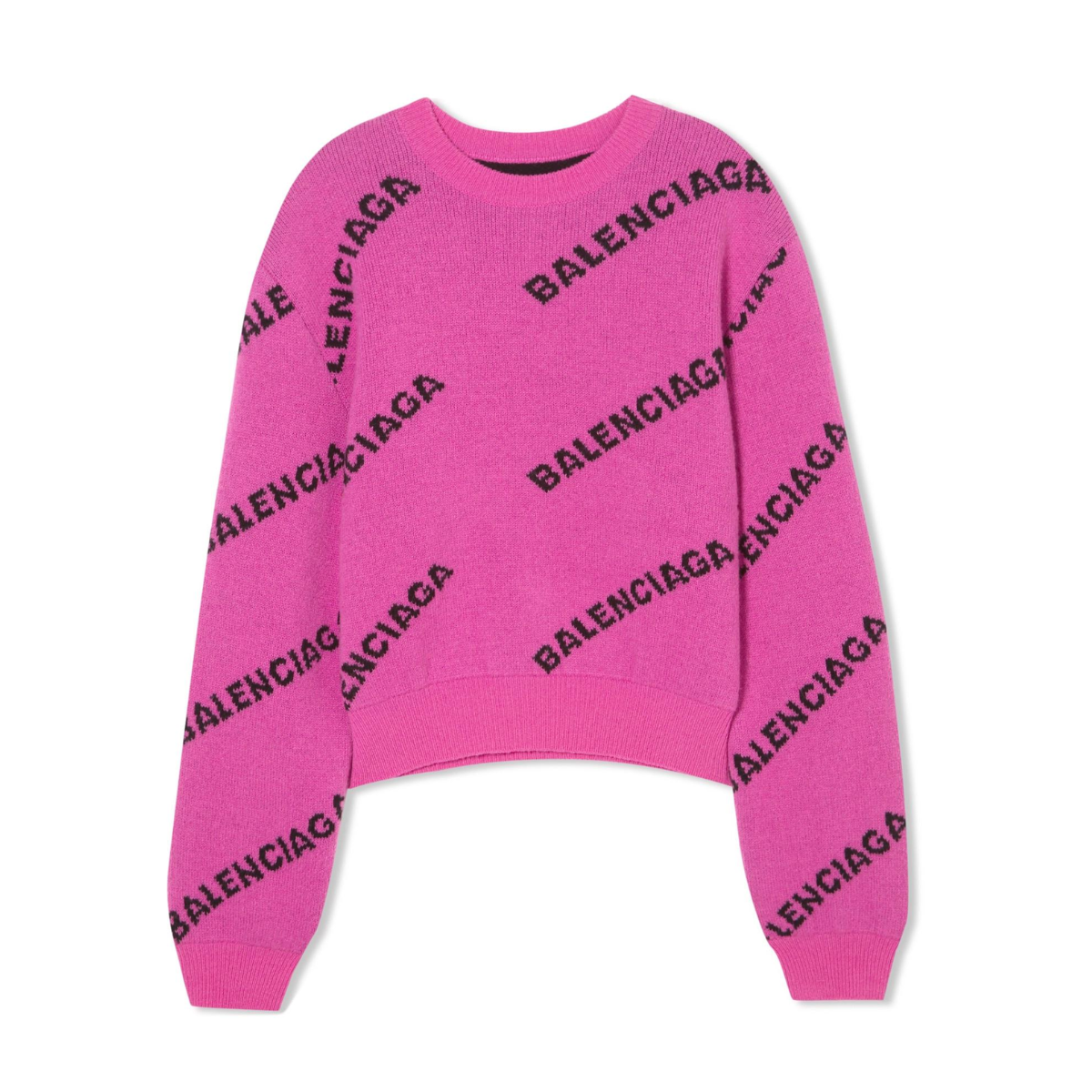 Malha Balenciaga Rosa com Logo Tam. 34 Br