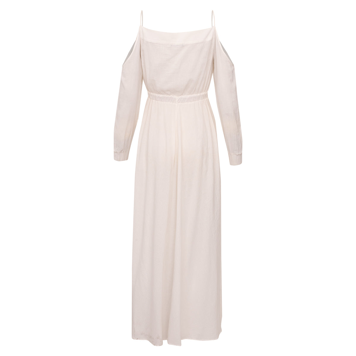 Vestido Balmain Branco Longo Tam. 34 Br