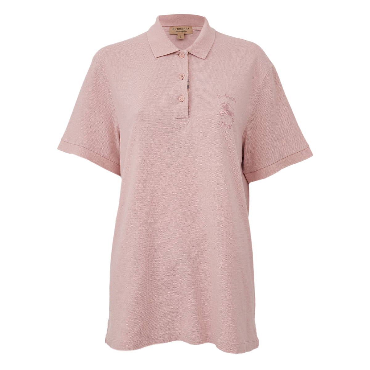 Camisa Polo Burberry Rosa Tam G Br – Peguei Bode