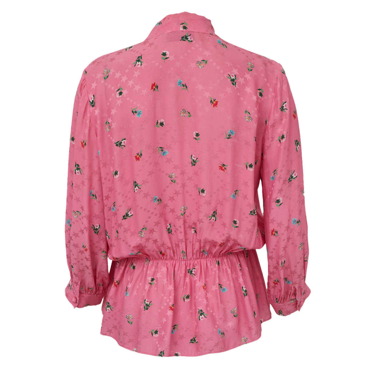 Blusa Balenciaga Rosa Estampada