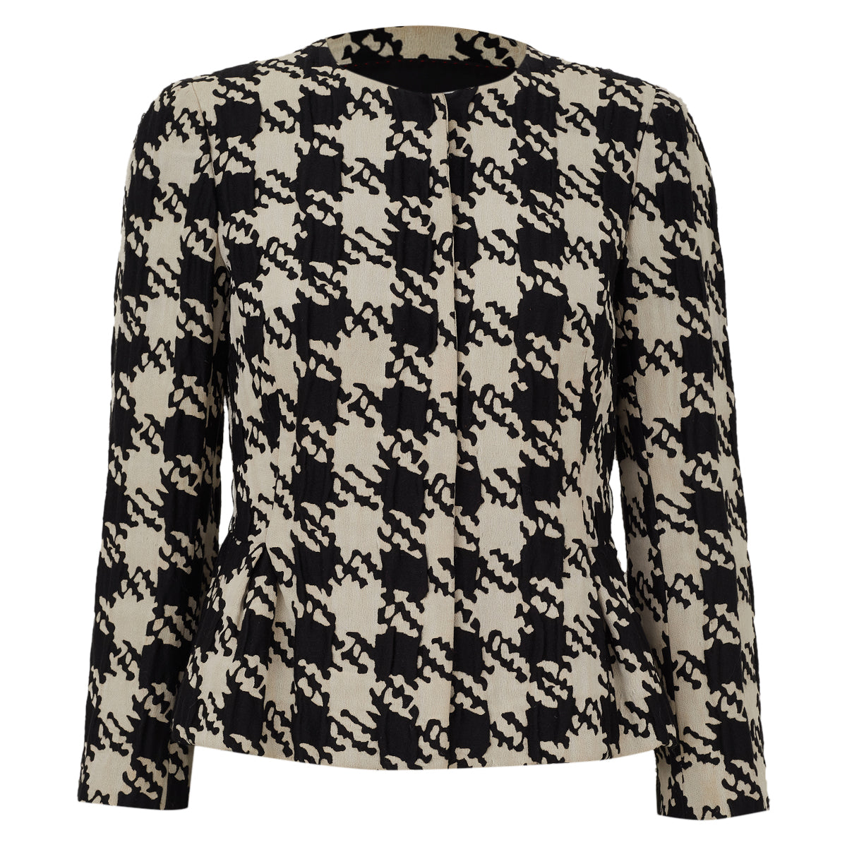 Casaco Carolina Herrera Estampado Preto e Branco