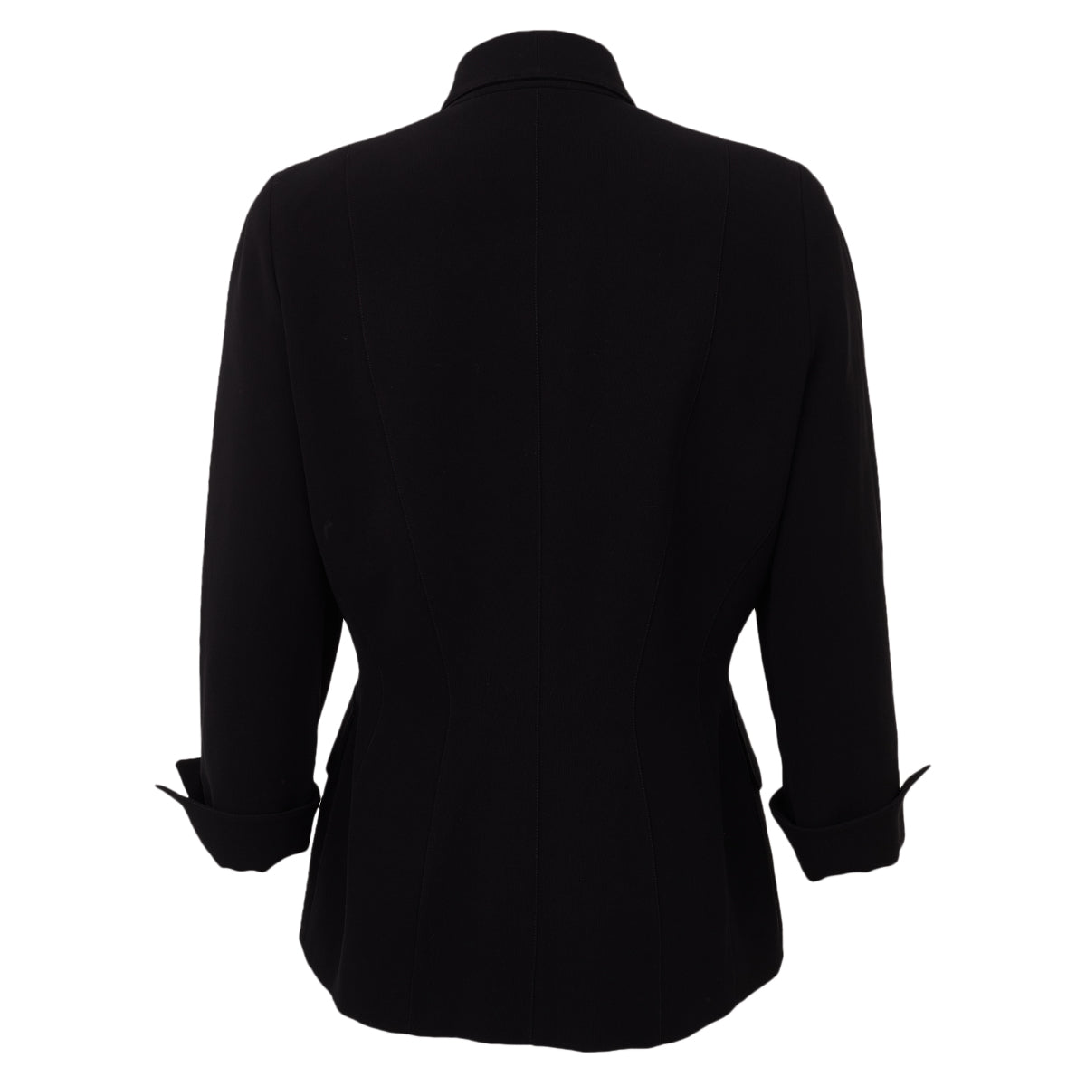 Blazer Mugler Preto Tam M Br