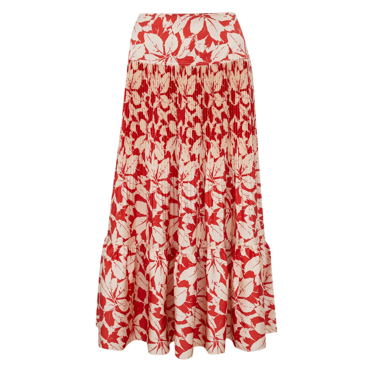 Saia Polo Vermelha Estampada Tam 36 Br