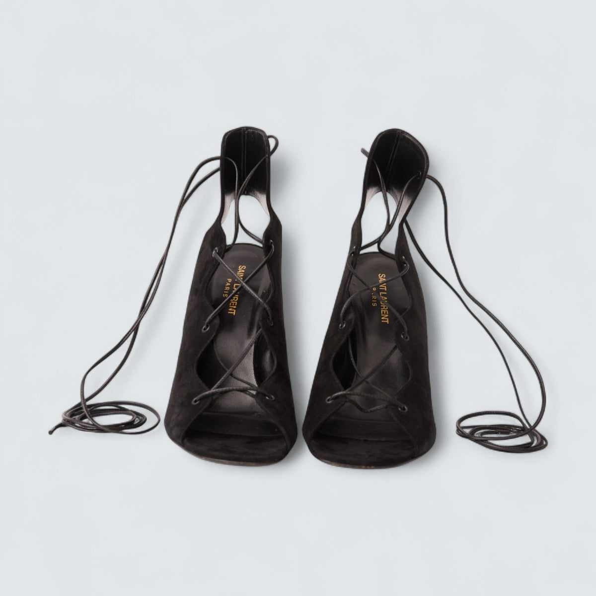 Sandalia Saint Laurent Preta TAM. 39