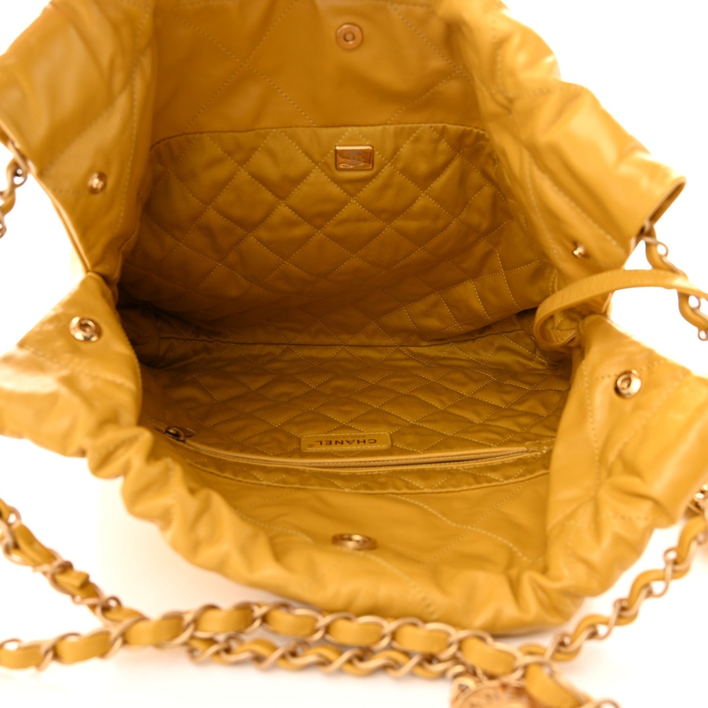 Bolsa Chanel 22 Mostarda