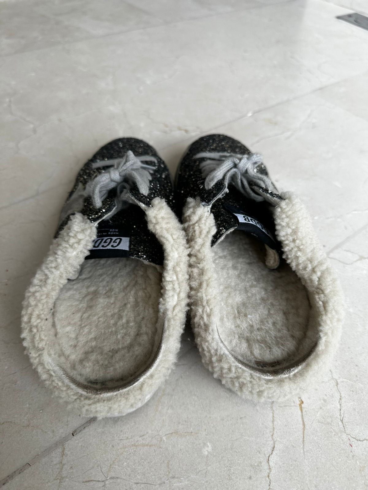 Tênis Golden Goose Superstar Sabot Preto Tam. 36 BR