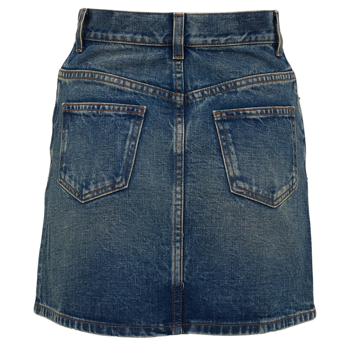 Saia Gucci Bordada Jeans Tam. PP BR