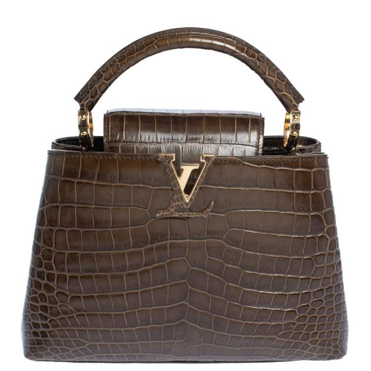 Bolsa Louis Vuitton Croco Capucines