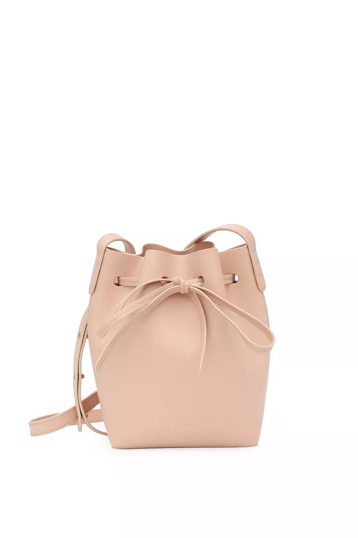 Bolsa Mini Bucket Mansur Gavriel nude
