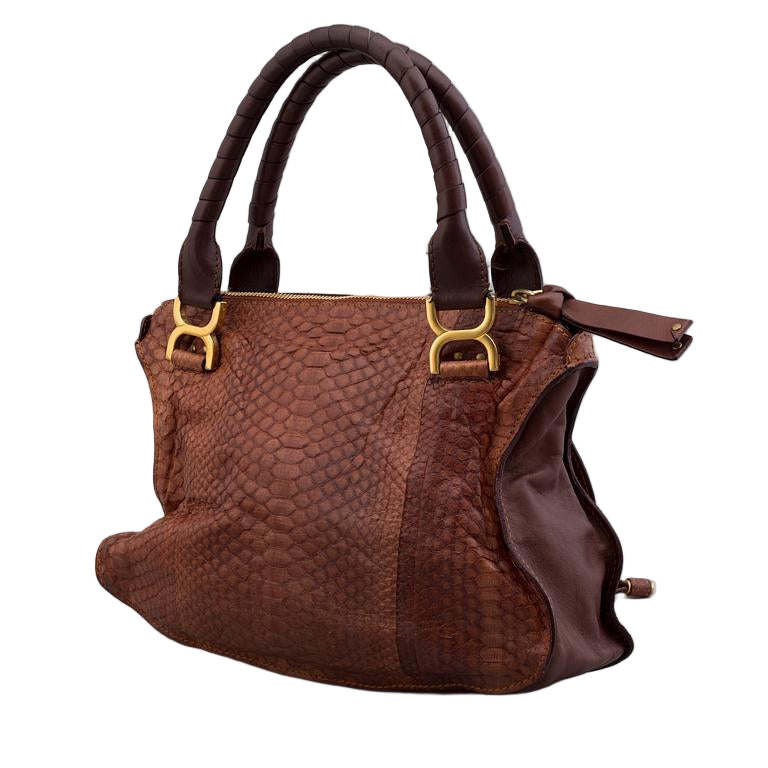 Bolsa Chloé Marcie Marrom