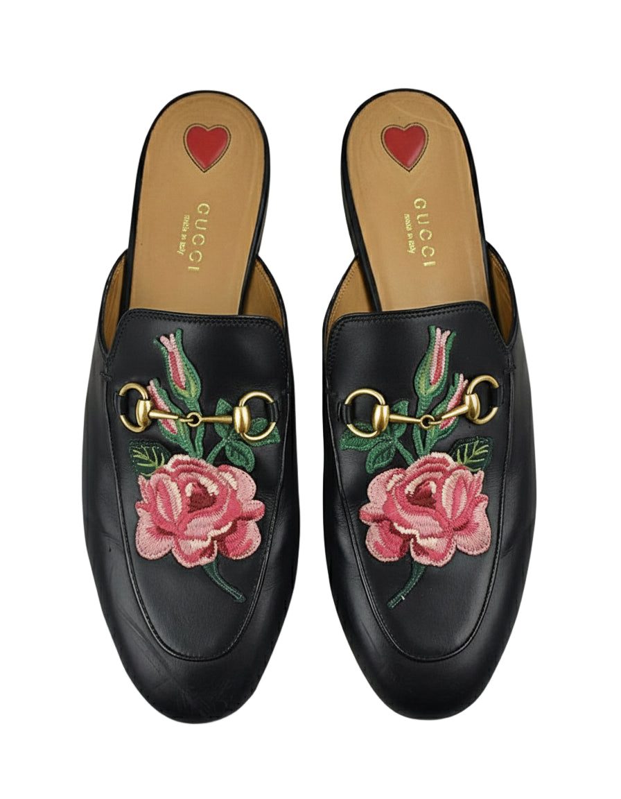 Mule Gucci flores Tam 37 BR