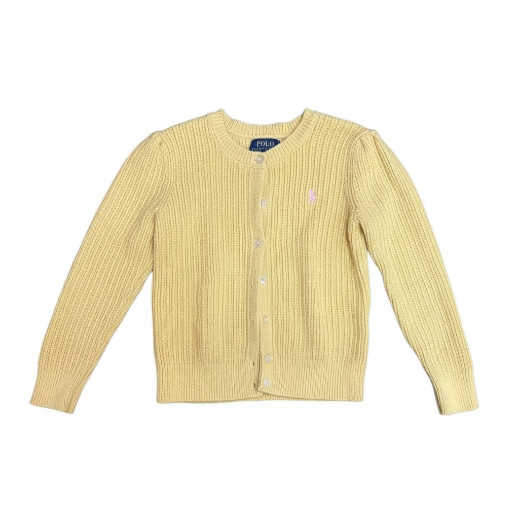 Cardigã Polo Ralph Lauren Amarelo Infantil Tam. 3 – Peguei Bode