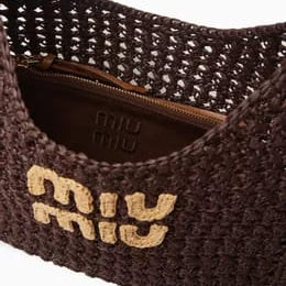 Bolsa Miu Miu Crochet Rete Hobo