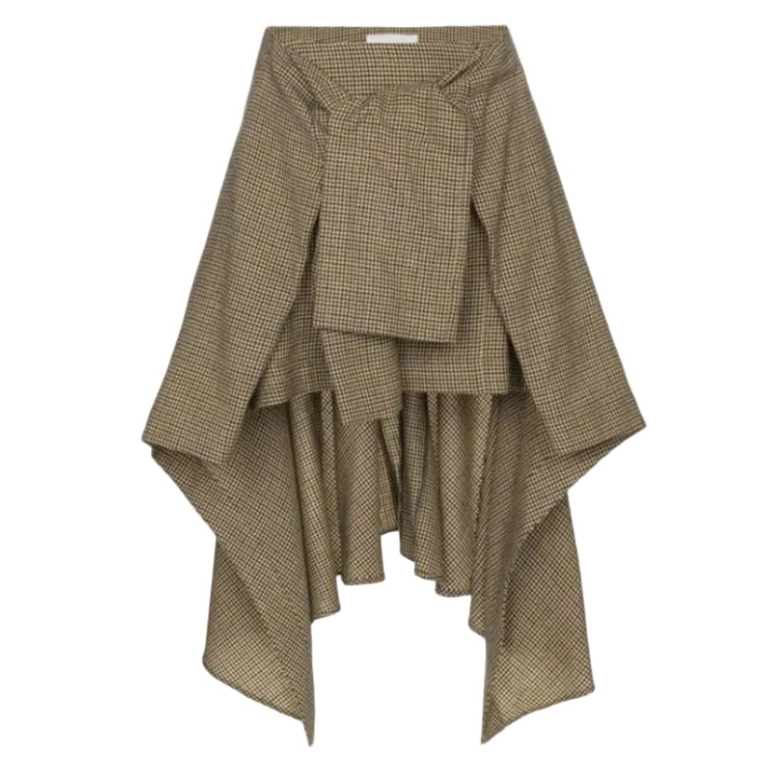 Saia Chloé Xadrez Tam 34 Br