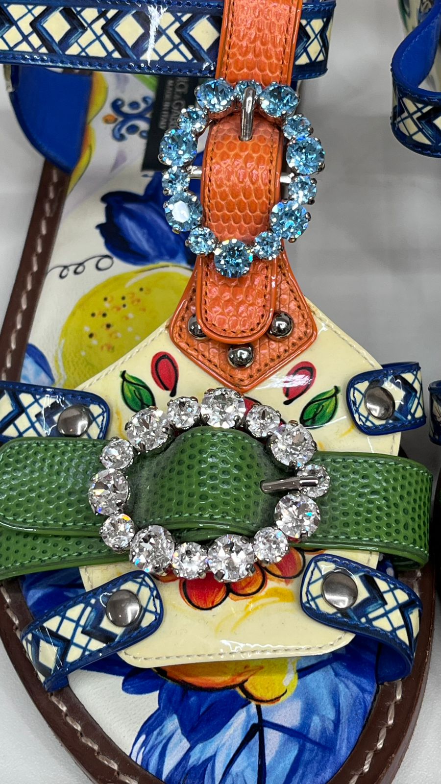 Sandália Dolce&Gabbana Majolica Tam. 34 Br