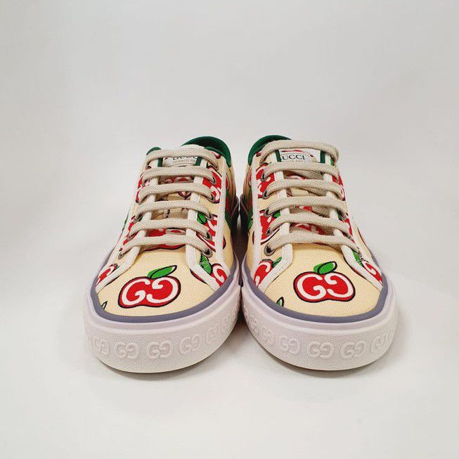 Tênis Gucci 1977 GG Apple Bege Tam. 36 Br