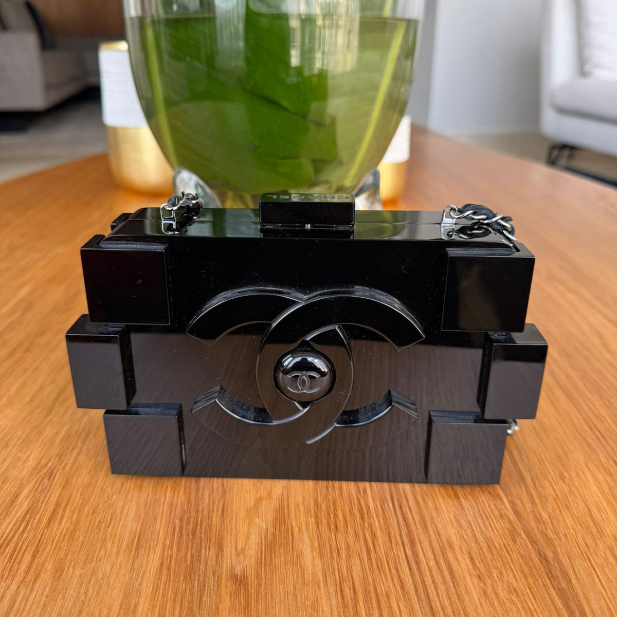 Clutch Chanel Barcode Boy Brick Lego Minaudière
