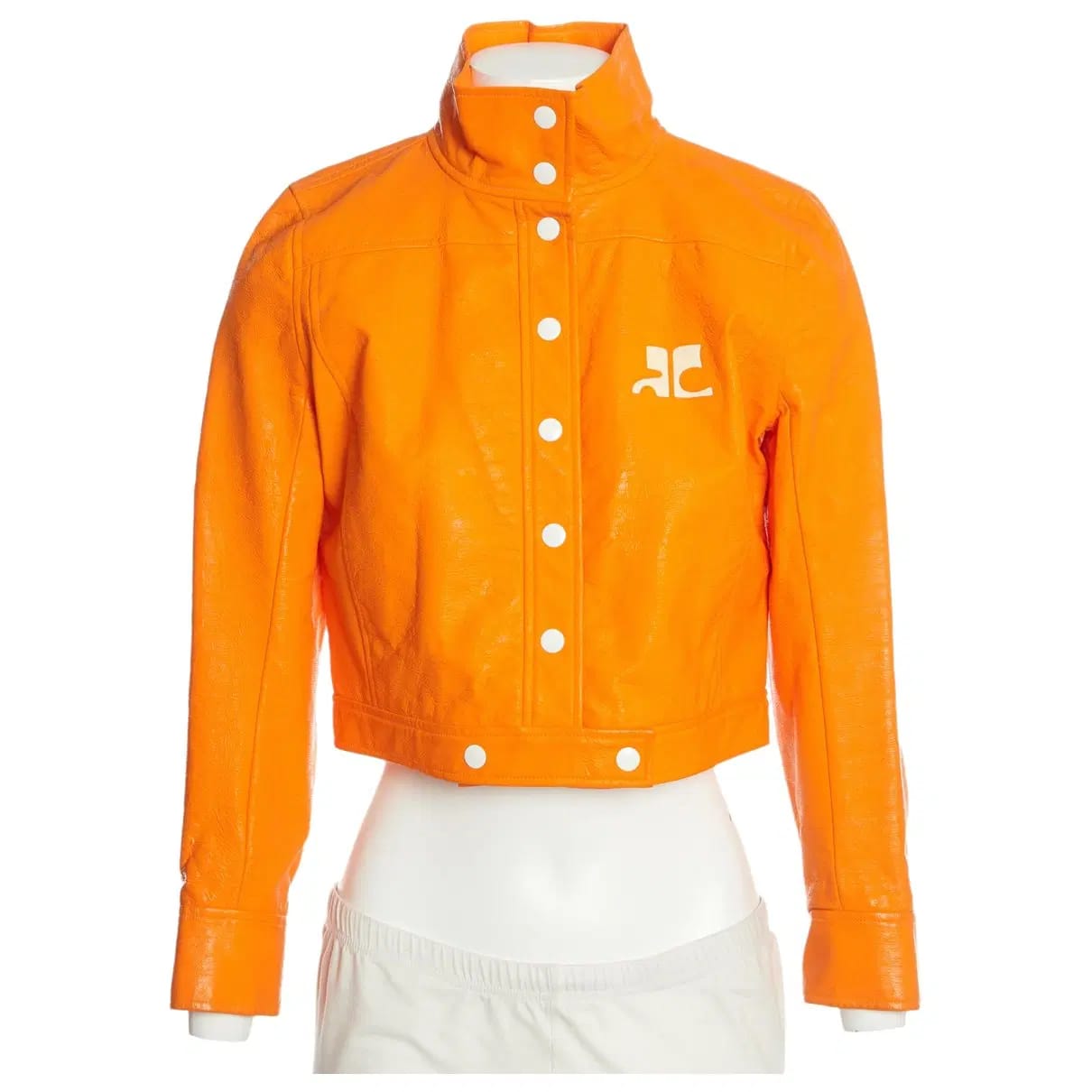 Jaqueta Courreges Laranja Tam 40 Br