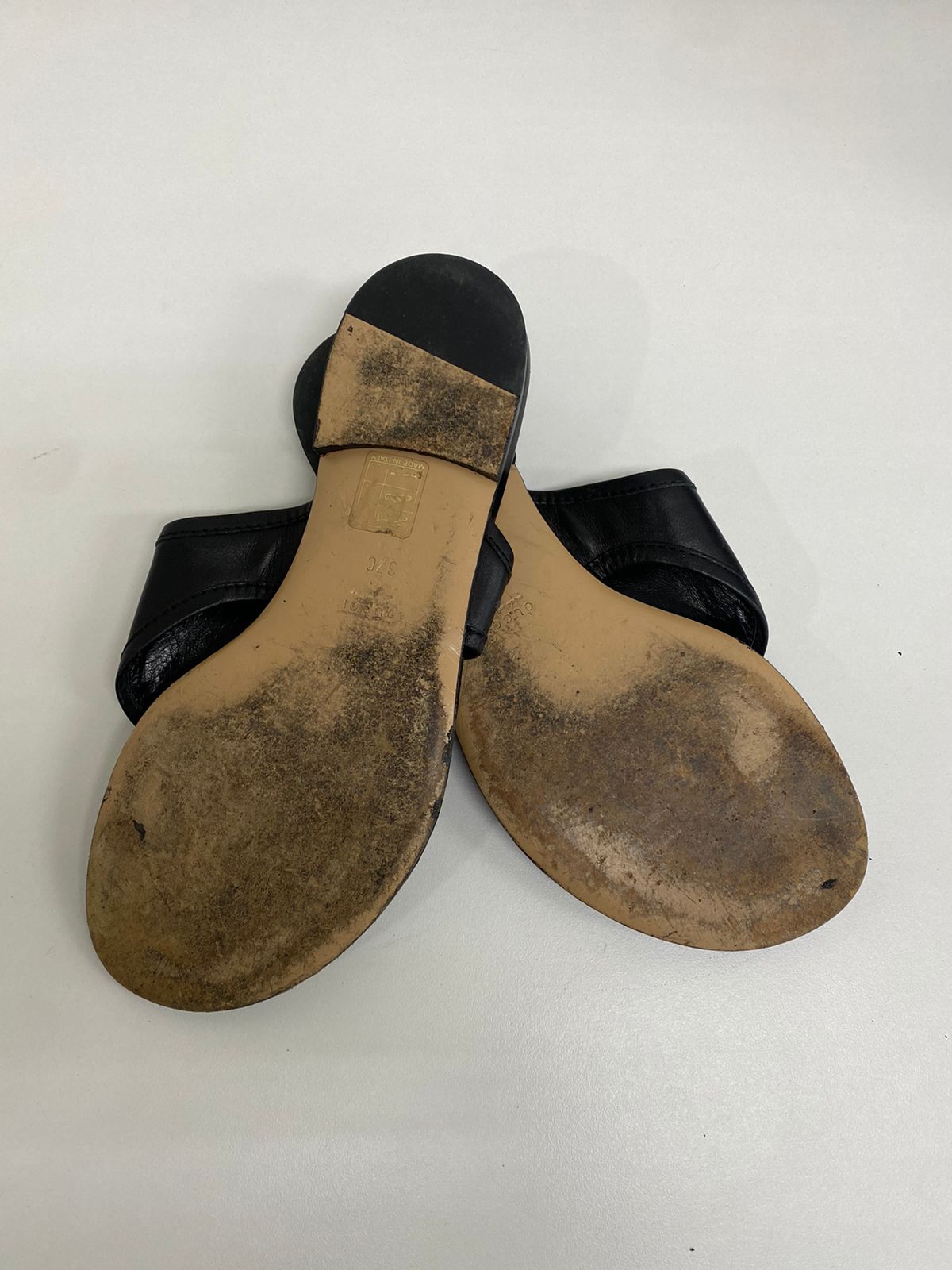 Rasteira Gucci GG Preta TAM. 35 BR