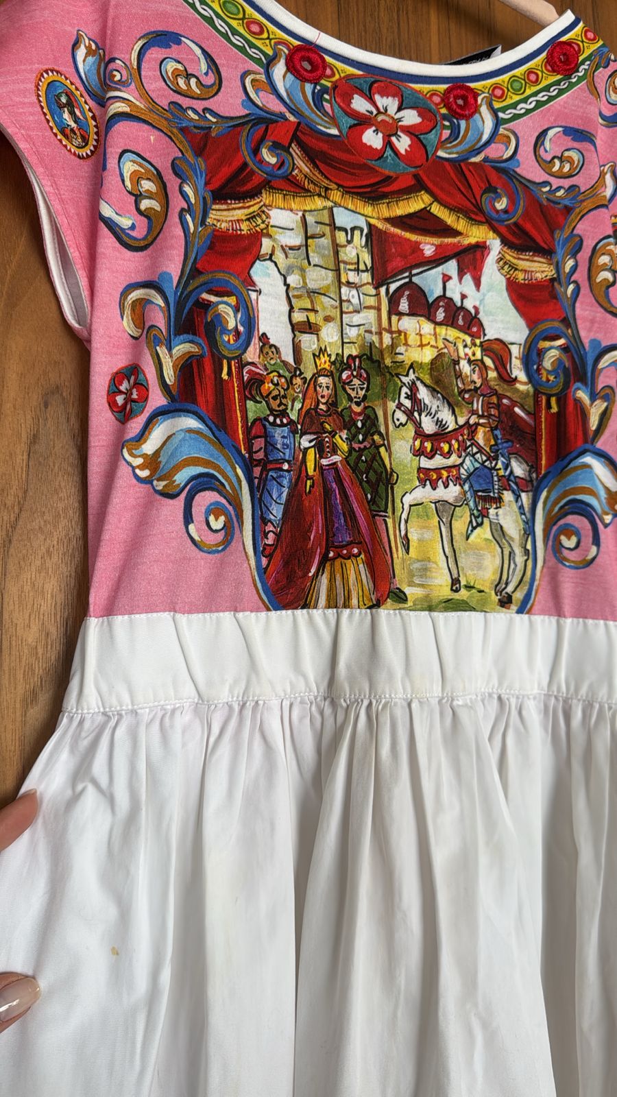 Vestido Dolce & Gabbana com Estampa 7/8 anos