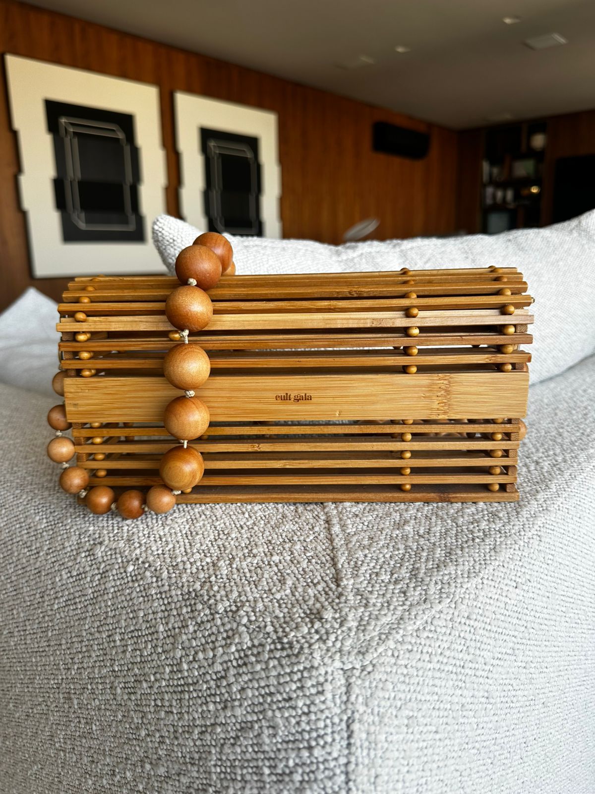 Bolsa Cult Gaia Sylvia Bamboo