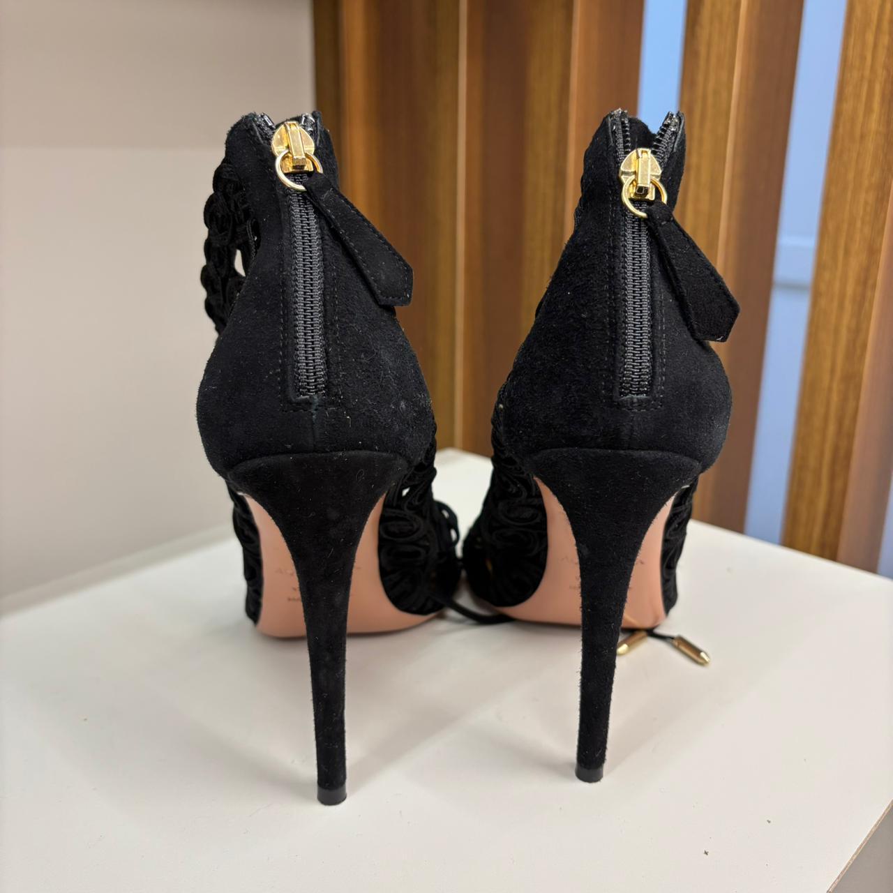 Ankle Boots Aquazzura preto TAM. 33 BR