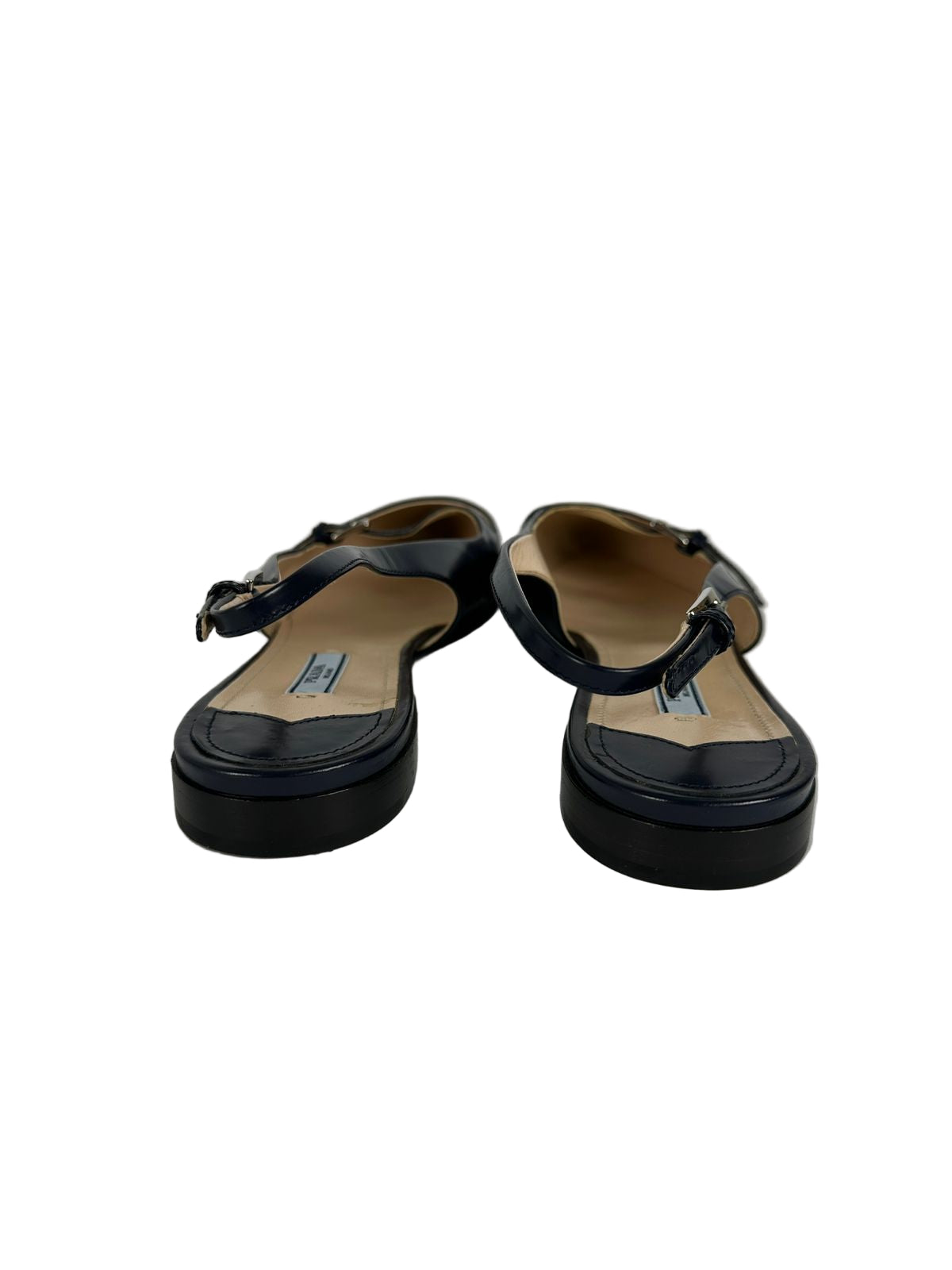 Sapatilha slingback Prada preto TAM 38,5
