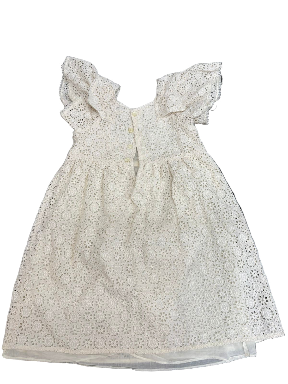 Vestido Gucci Off White Infantil Tam. 3 anos BR