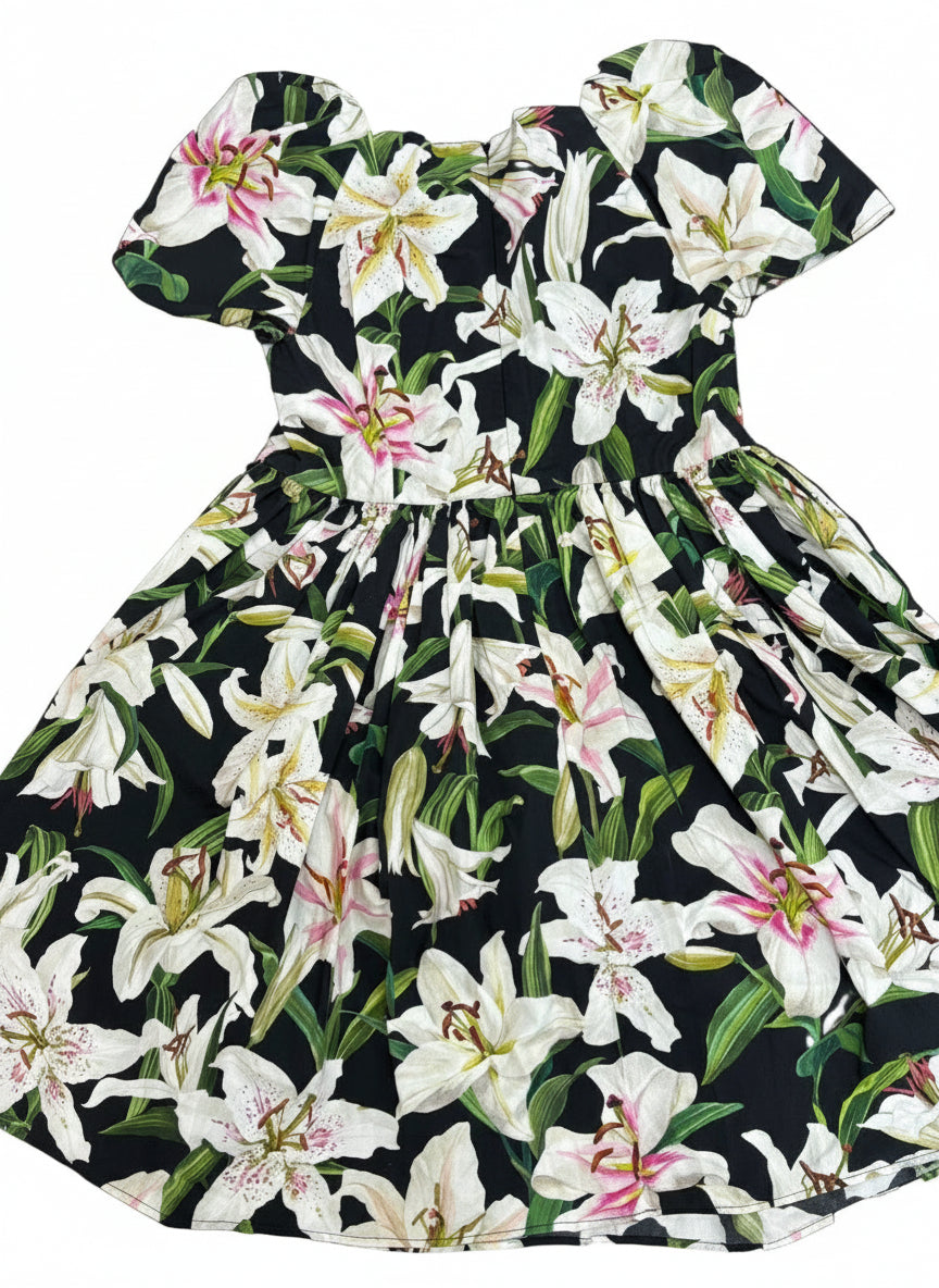 Vestido Dolce & Gabbana Estampado Infantil Tam. 4